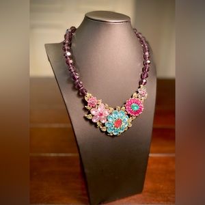 Colorful Flower Necklace